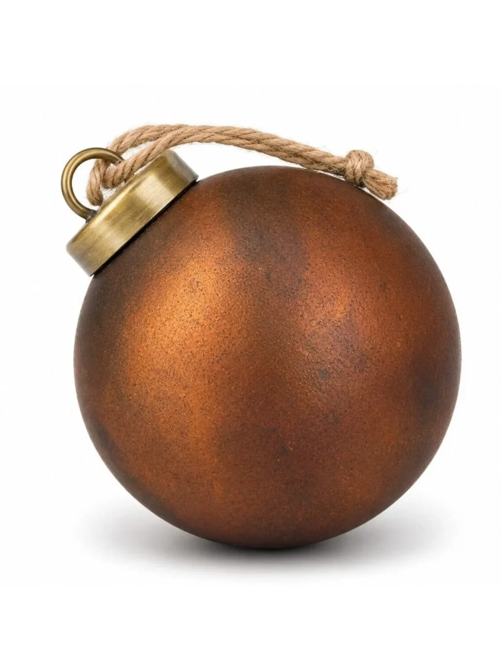 Crate And Barrel Leanne Ford Rizzo Textured Ball Christmas Ornaments Set In Box